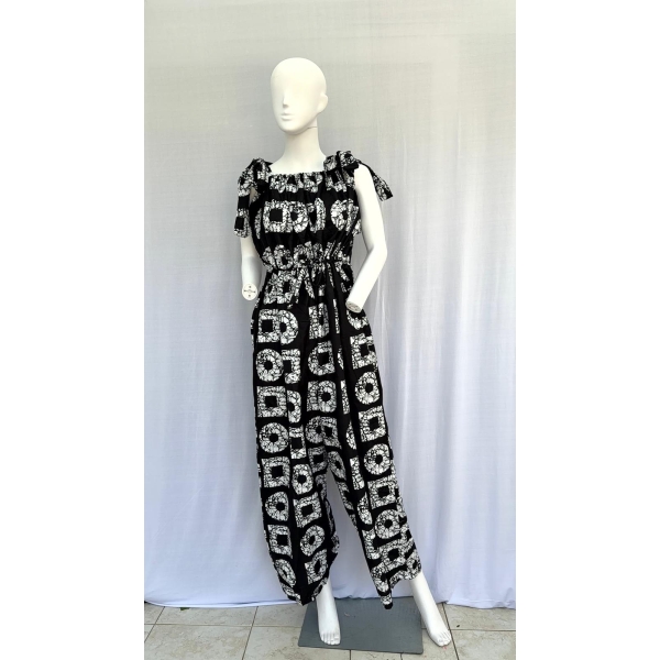 Jumpsuit with Adjustable Ropes