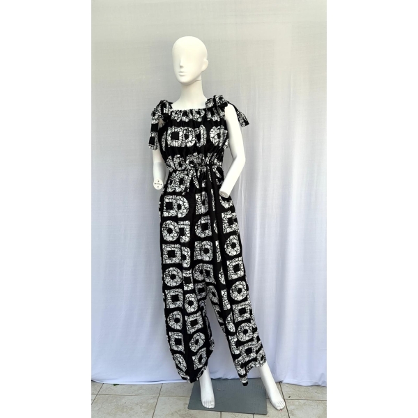 Jumpsuit with Adjustable Ropes