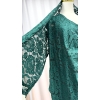 Royal Emerald Lace Gown