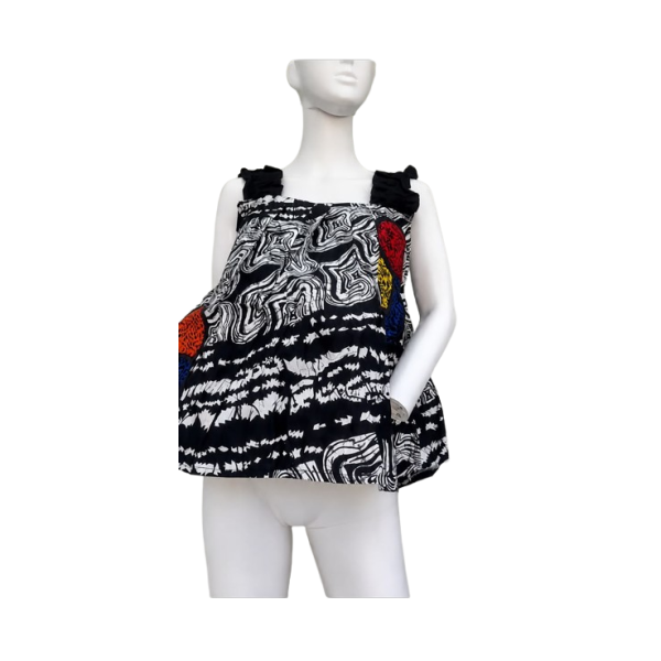Zebra Muse Top