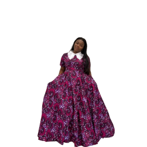 The Magenta Swirl Maxi