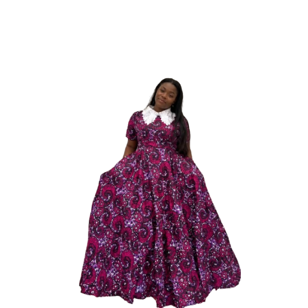 The Magenta Swirl Maxi