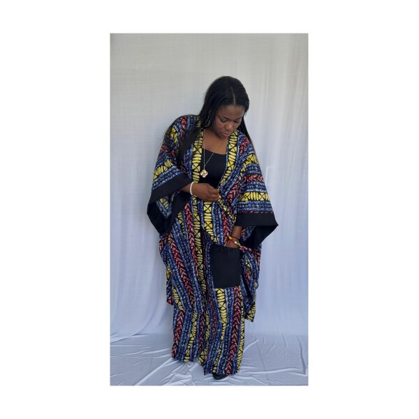 The Royal Indigo Kaftan