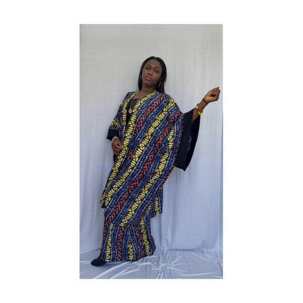The Royal Indigo Kaftan