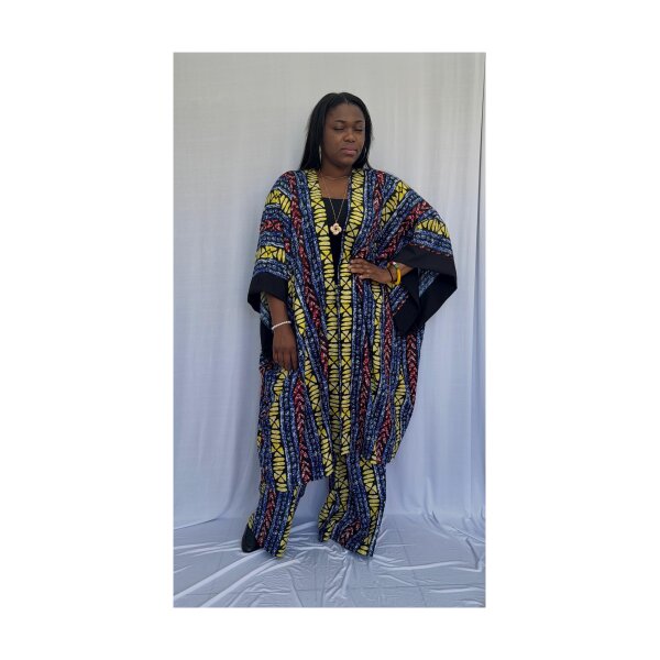 The Royal Indigo Kaftan